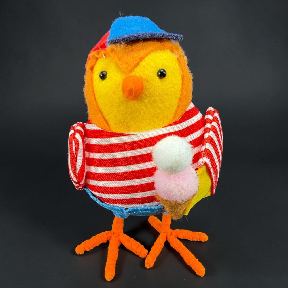 Target Sun Squad Featherly Friends Summer Bird Figurine Ice Cream Cone 6 Inch